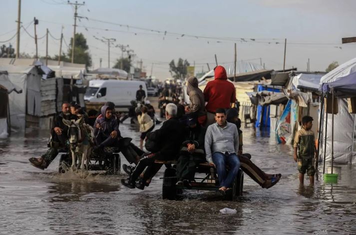 950 ألف نازح في غزة مهددون بمخاطر الفيضانات خلال الشتاء